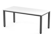 Rocada Executive - Mesa - rectangular - blanco - antracita, RAL 7015 base