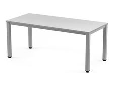 Rocada Executive - Mesa - rectangular - gris - gris, RAL 9006 base