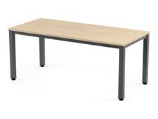 Rocada Executive - Mesa - rectangular - verde haya - antracita, RAL 7015 base