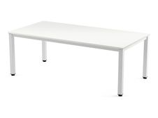 Rocada Executive - Mesa - rectangular - blanco - blanco base