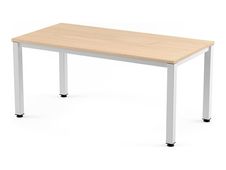 Rocada Executive - Mesa - rectangular - verde haya - blanco base