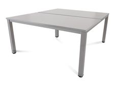 Rocada Executive - Mesa - rectangular - gris - aluminio base