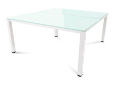 Rocada Executive - Mesa - rectangular - blanco - blanco base