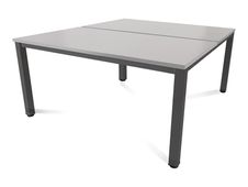 Rocada Executive - Mesa - rectangular - gris - antracita base