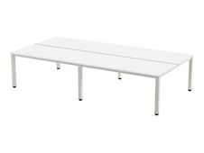 Rocada Executive - Mesa - rectangular - blanco - blanco base