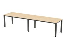 Rocada Executive - Mesa - rectangular - verde haya - antracita, RAL 7015 base