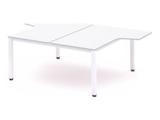 Rocada Executive - Mesa - con forma de L - blanco - blanco base