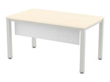 Rocada Executive - Panel frontal de escritorio - acero - blanco, RAL 9003