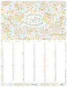 Petites Fleurs - calendrier anniversaires 32 × 42