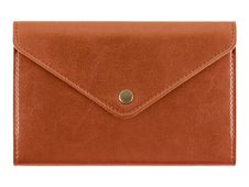 Oberthur Naples - Cahier de notes - A6 (105 x 148 mm) - 72 feuilles / 144 pages - doublé (6,5 mm) - cognac - polyuréthane (PU)