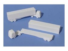 Schulcz - Voiture inachevée - 1.2 x 7.2 cm - blanc