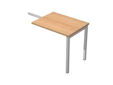 Retour direct pour Bureau Trend pieds métal arche - L140 - plateau imitation hêtre