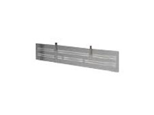 Voile de fond en métal gris aluminium pour bureau Trend - L168