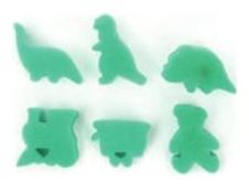 Graine Creative - Ensemble d'éponge de peinture - 6 pièces - dinosaure - mousse