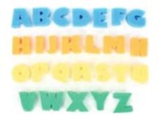 Graine Creative - Ensemble d'éponge de peinture - 26 pièces - lettres (a-z) - mousse