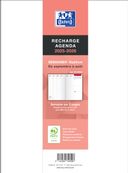 Agenda Oxford Recharge 16 x 24 cm - 1 semaine sur 2 pages - Hamelin 