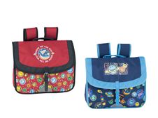 Cartable 38 cm cm  Smiley space explorer 2 compartiments assortis - Hamelin