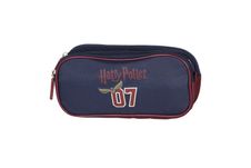 Trousse 2 compartiments HARRY POTTER QUIDDITCH - marine- Kid'Abord