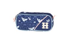 Trousse 2 compartiments HARRY POTTER HEDWIG- bleu-Kid'Abord
