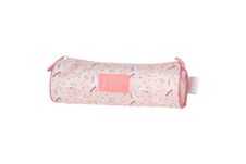 Trousse ronde KIP POETIC- rose- Kid'Abord