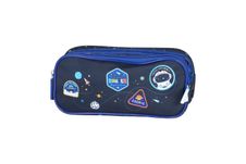 Trousse 2 compartiments KIP ASTRO - marine- Kid'Abord