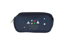 Trousse 2 compartiments KIP PRESS START- marine- Kid'Abord