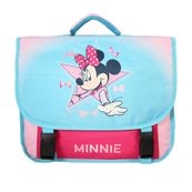 Cartable Minnie - 38cm -  2 compartiments - rose - Bagtrotter