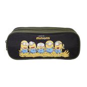Trousse Les Minions - 23cm -  2 compartiments - noir - Bagtrotter