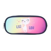 Trousse Lili Lou - 23cm -  2 compartiments - marine - Bagtrotter