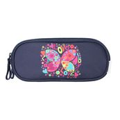 Trousse Phileas - 23cm -  2 compartiments - marine - Bagtrotter