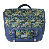 Cartable Phileas - 38cm -  2 compartiments - marine - Bagtrotter