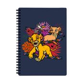 Cahier de texte Le Roi Lion - 18x22 cm - marine - Bagtrotter