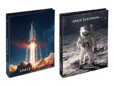 Viquel Space Conquest - Classeur à anneaux - largeur de dos : 50 mm - pour A4 (210 x 297 mm) - capacité : 250 feuilles - disponible en différents thèmes/designs - disponible en différents coloris