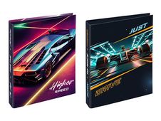 Viquel Speed - Classeur à anneaux - largeur de dos : 50 mm - pour A4 (210 x 297 mm) - capacité : 250 feuilles - disponible en différents thèmes/designs - disponible en différents coloris