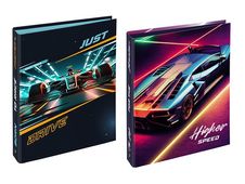 Viquel Speed - Classeur à anneaux - largeur de dos : 50 mm - pour A4 (210 x 297 mm) - capacité : 250 feuilles - disponible en différents thèmes/designs - disponible en différents coloris