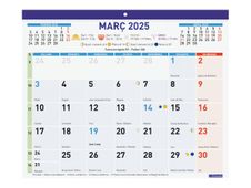 Finocam - Calendario - 2025 - Skirt - un mes vista - F43 - 300 x 247 mm - fecha
