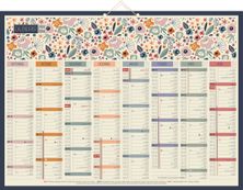 Calendrier bancaire illustré BOUCHUT "Fleur 16 Mois" 40,5 x 55 cm Pefc 70 %