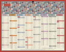 Calendrier bancaire illustré BOUCHUT "Fleur 16 Mois Mini" 21 x 26,5 cm Pefc 70 %