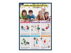 Bouchut - Poster pédagogique - 52 x 76 cm - 6 conseils pour mieux surfer sur le web