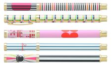 Rollink métal INK "Andy" 6 designs assortis 