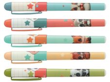 Plumink plastique INK "Fluffy's" 5 designs assortis 