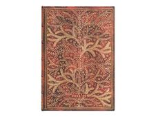 Agenda 2024-2025 - semainier - 12,5 x 18 cm - 160 pages - bois sauvage - rouge - Paperblanks