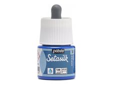 Pebeo Setasilk - Peinture pour soie - bleu azur - brillant - 45 ml