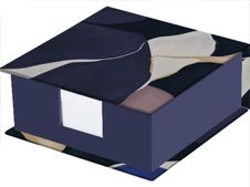 BLOC CUBE COFFRET Iconique - Fragments - 11x11x4,5 cm - Quo Vadis