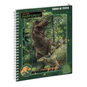 Exacompta Jurassic World - Cahier scolaire - reliure à anneaux métalliques - moyen - 170 x 220 mm - papier blanc - couvertures aux couleurs assorties - carton