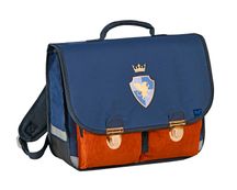 CARTABLE 38 VINTAGE - 2 COMPARTIMENTS Louise & Arthur - Chevalier - 38x30x14 cm