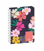 EUROTEXTAGENDA SPIRALÉ ML Daisy - Sauvage - 12x17 cm - Journalier - 12 mois de août à juillet - Quo Vadis