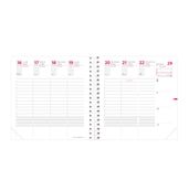 TIME&LIFE SEPT MEDIUM FR Recharge - 16x16 cm - Semainier - 13 mois de août à août - Quo Vadis