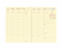 UNIVERSITAIRE PRESTIGE FR Recharge - 10x15 cm - Semainier - 13 mois de août à août - Quo Vadis