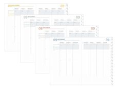PLAN WEEK 1624 4C ML Recharge - 16x24 cm - Semainier - 16 mois de septembre à décembre - Quo Vadis